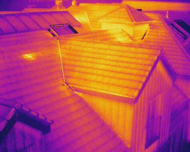 Thermal Imaging Roof Survey Image Newcastle upon Tyne